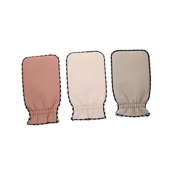 BAFAFA Serviette exfoliante coréenne de Toilette Serviettes de Nettoyage Serviettes de Bain for Adultes 3 pièces Gants exfoli