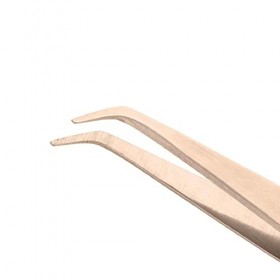 TWEEZERMAN Recourbe-cils incl. coussinet en silicone pour yeux ronds 60 degrés, Platinum Edition