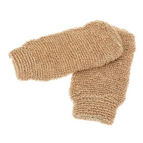 BAFAFA 2 pièces gants de bain en jute serviettes de nettoyage de gommage for le corps serviettes for le corps tissage tissu d