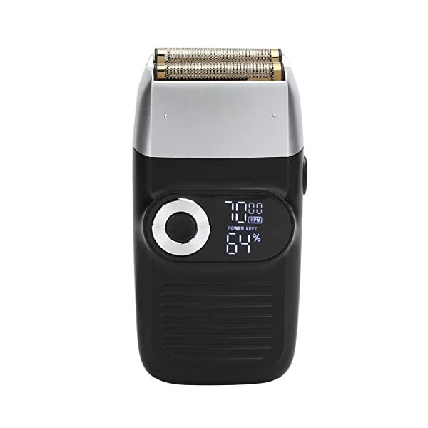 Rasoir électrique Rechargeable pour Tête Chauve et Coupe de Barbe, écran LCD, Rasage Indolore, Feuille Hypoallergénique à Dou