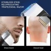 Rasoir électrique Rechargeable pour Tête Chauve et Coupe de Barbe, écran LCD, Rasage Indolore, Feuille Hypoallergénique à Dou