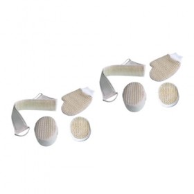 ABOOFAN 2 Ensembles De Serviettes De Bain Éponge De Lavage Pour Le Corps Serviettes De Spa Gants De Gommage Pour Le Corps Épo