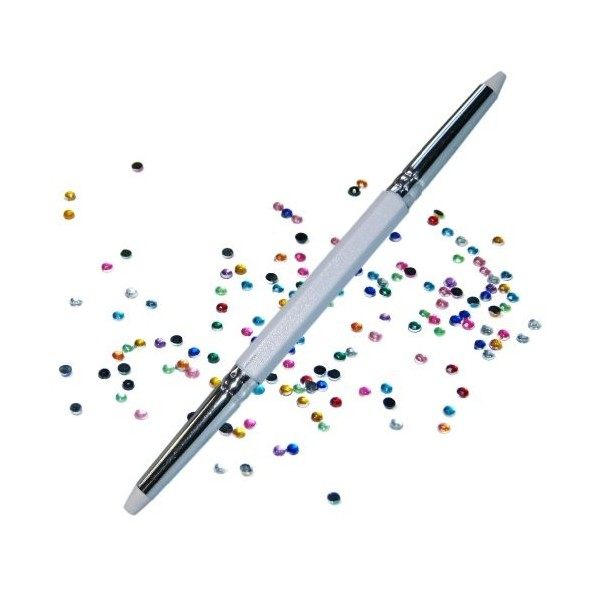 NAILFUN Stylo Applicateur avec 100 Strass Inclus