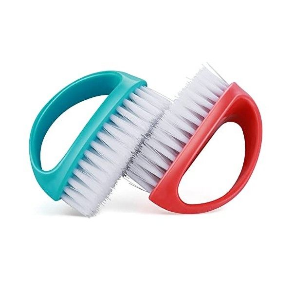 Cobee Lot de 2 brosses à ongles pour le nettoyage des ongles des mains, des orteils, des hommes, des mécaniciens, des jardini