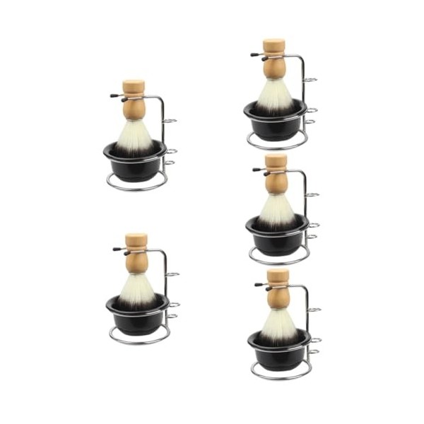 minkissy 3 Ensembles Bol De Mousse À Raser Ensemble De Voyage Costumes Pour Hommes Blaireaux Pour Hommes Ensemble De Blaireau