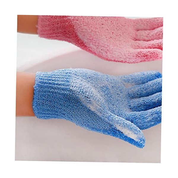 FRCOLOR Lot de 45 serviettes de massage pour le corps - Gant de bain en luffa - Gants exfoliants - Gant de massage pour le do