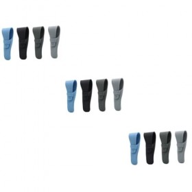Beaupretty 12 Pcs Étui De Rasoir Dermaplane Étui En Cuir De Rasoir Sécateurs À Main Étui De Rasoir Souple En Silicone Sac De 