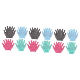 Beavorty 12 Paires De Gants De Nettoyage De Boue Gant De Toilette Coréen Serviettes De Spa Serviettes De Massage Gant Exfolia