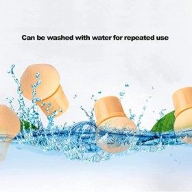 10 Pièces têtes déponge remplaçables, Brosses à ongles rondes TêTes DéPonge Recharge, DArt Des Ongles Outils