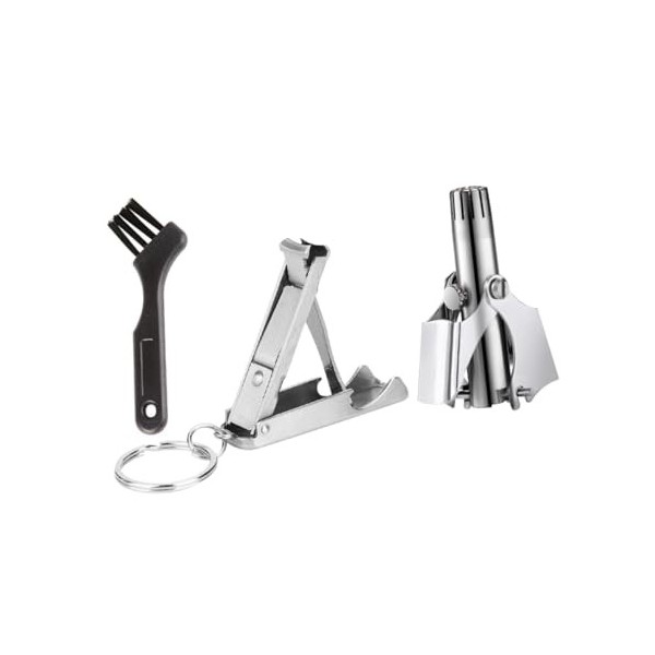 minkissy 3 Ensembles Nez Ciseaux Tondeuses Électriques Pour Hommes Dermaplane Rasoir Pour Femmes Visage Rasoirs Électriques P