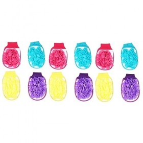 Beavorty 12 Pièces Épurateur De Bain Pour Le Corps Serviettes Turques Gants De Gommage Pour Le Corps Gant De Gommage De Bain 