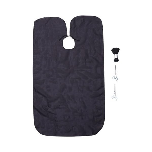 Beavorty 8 Pièces Ensemble De Coupe De Cheveux Teinture Pour Cheveux Professionnelle Salon De Coiffure Robe De Barbier Tissu 