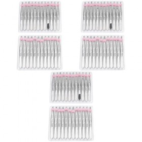 FRCOLOR 72 Pièces Épilation Du Visage Pince À Épiler Pince À Épiler En Acier Inoxydable Pince À Épiler De Précision Pince À É