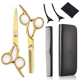 EVANEM Ciseaux de coupe de cheveux professionnels ， Ensemble de ciseaux de coupe de cheveux professionnels ， Ciseaux de coiff
