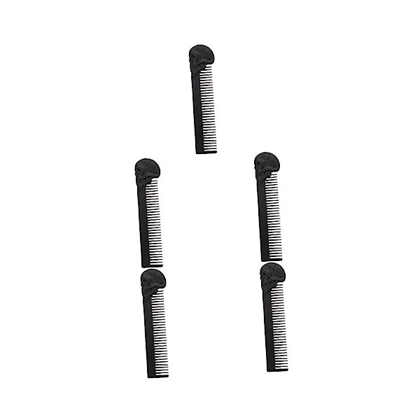 minkissy 4 Pièces Peigne à Huile De Barbe Peigne à Barbe Peigne Portefeuille Moustache Peigne à Queue De Rat Peigne De Toilet