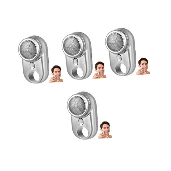 Beavorty 2Pcs Rasoir Électrique Rasoir Électrique Rasoir Pour Hommes Mini Rasoir Mini Rasoirs Pour Hommes Poche Rasoir Électr
