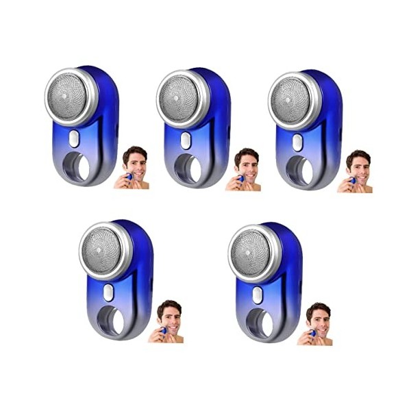 Beavorty 2Pcs Rasoir Électrique Rasoir Électrique Rasoir Pour Hommes Mini Rasoir Mini Rasoirs Pour Hommes Poche Rasoir Électr