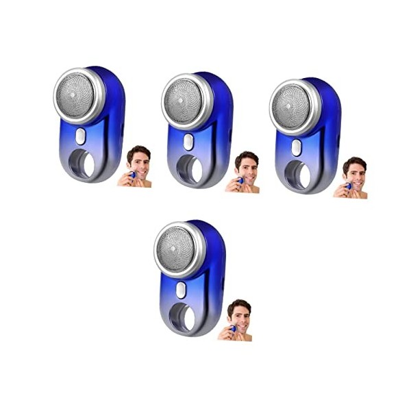 Beavorty 2Pcs Rasoir Électrique Rasoir Électrique Rasoir Pour Hommes Mini Rasoir Mini Rasoirs Pour Hommes Poche Rasoir Électr