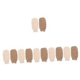 Beavorty 12 Gants De Bain Loofah De Bain Gant De Gommage Pour Le Corps Gommage Pour Le Bain Gant Exfoliant Gants De Bain En J