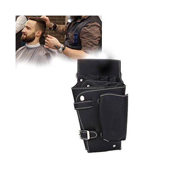 Sac de coiffeur étui de pochette à ciseaux avec ceinture pour coiffeurs coiffeur de salon ciseaux de coiffeur cisaillement po