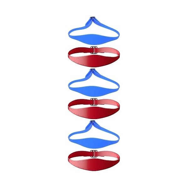 FOMIYES 6 Pcs Guide De Coupe De Cheveux Réglable Guide De Décoloration En Silicone Outils De Guide De Coupe De Cheveux Guide 