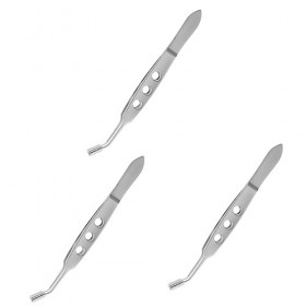 minkissy 3 Pièces Pince De Massage Des Glandes De Meibomius Pince À Glandes De Meibomius Outil De Mascara Pince À Épiler Pour