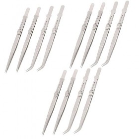 Uonlytech 12 Pièces Pince À Épiler En Acier Inoxydable Pince À Cils Pince À Épiler Outil Pince À Épiler Pour Cils Pince À Épi