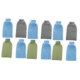 FRCOLOR 12 Pièces Gants Pour Le Nettoyage De Bain Serviette De Nettoyage Gant De Bain Douche Gant De Nettoyage Gant De Douche
