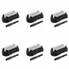 Fegtrty Lot de 6 têtes de rasoir de rechange 32B Series 3 301S 310S 320S 330S 340S 360S 380S 3000S 3020S 3040S 3080S