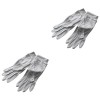 VALICLUD 2 Pièces Gants De Couchage Gants De Soleil Gants De Soie Blanche Gants De Couleur De Cheveux Gants En Latex Gants En