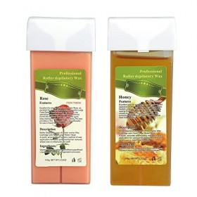 Kit de chauffe-cire à rouler, kit dépilation à la maison portable, chauffe-cire pour épilation, kit de rouleau de cire pour 