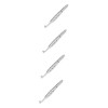 iplusmile 3Pcs Glande De Meibomius Pinces De Massage Pince À Cils Pour Faux Cils Pince À Épiler Professionnelle Dissolvant De