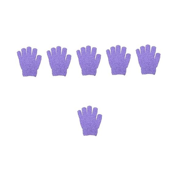 minkissy Lot de 60 gants de bain à cinq doigts pour protection solaire pour femme - Gants de massage pour la peau - Gants de 