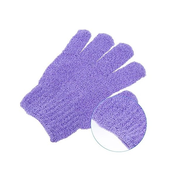 minkissy Lot de 60 gants de bain à cinq doigts pour protection solaire pour femme - Gants de massage pour la peau - Gants de 