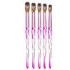 Saviland Lot de 3 pinceau nail art ongles pour ongles en acrylique, brosse a ongle pour nail art, pinceau acrylique ongle, na