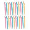 Beaupretty 72 Pcs Men Grooming Trimmer Eyebrow Blade Eyebrow Razor For Men Sourcils Mise En Forme Outil Kit Femme Couleur Mél