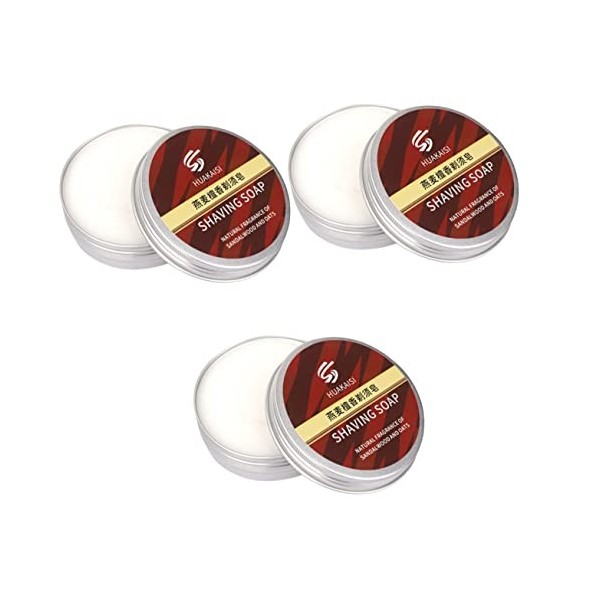 minkissy 2 Pièces à Raser à Barbe Nettoyant Moussant Pour Le Visage Huile De Pousse De Barbe Croissance De La Barbe à Moustac