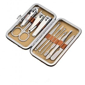 BEDCY Pince à épiler 10 en 1 en acier inoxydable pour nail art