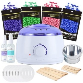 RIJPEX Pot De Fusion De Cire De Bougie électrique, Ensemble De Cire Chauffe-Cire Femmes Hommes Chauffe-Cire, Chauffe-Cire 500