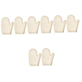 FOMIYES 8 Pcs Brosse Exfoliante Pour La Peau Mort Spa Tissé Sisal Lavage Exfoliant Confortable Femmes Gants Hommes Visage Fou