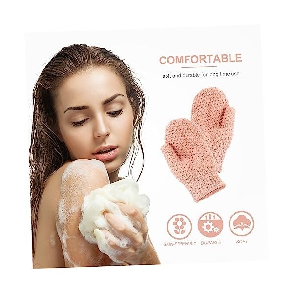 FOMIYES 12 Pièces Gants De Bain Double Face Esponja Para Bañarse Épurateur De Bain Pour Le Nettoyage Gants Exfoliants Gant De