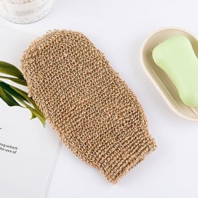 FRCOLOR 16 Pièces Gants De Bain Épurateur De Visage Pour Femmes Éponge Naturelle Gants Exfoliants Pour Douche Gants De Ménage