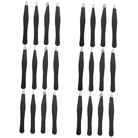 FRCOLOR 24 Pièces Mini Pince À Sourcils Costumes Pour Femmes Kit De Manucure Outils De Perles Pince À Épiler Professionnelle 