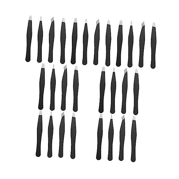 FRCOLOR 24 Pièces Mini Pince À Sourcils Costumes Pour Femmes Kit De Manucure Outils De Perles Pince À Épiler Professionnelle 
