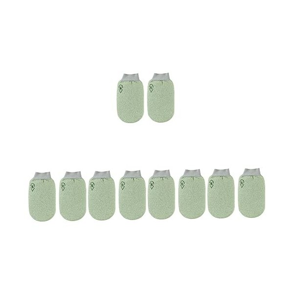 FOMIYES 10 Pièces Gants De Bain Double Face Gants De Spa Gant De Bain Coréen Gants De Gommage pour Le Corps Gants Exfoliants 