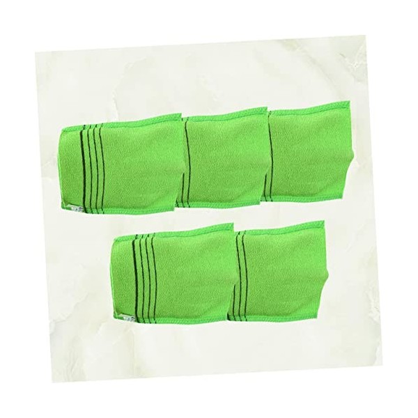 BYFOX 5pcs Body Scrub Gloves Exfoliating Bath Mitt Exfoliating Bath Gloves Wash Cleaning Tool Bath Towel Shower Towel Mud Tow