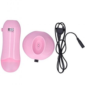 Sluffs Épilateur Portable pour épilation à la Cire, Kit De Rouleau De Cire pour épilation Rose Euro Plug 220 V