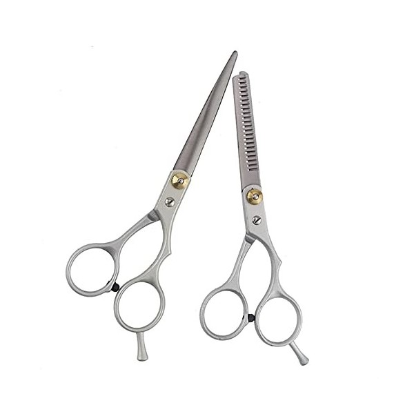 Ciseaux Coiffure/Ciseaux Cheveux 2pcs / Set Salon Coup de coupe Coup de coupe en acier inoxydable Ciseaux Ciseaux Kit de cisa