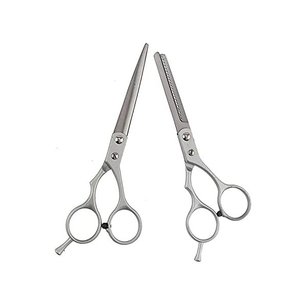 Ciseaux Coiffure/Ciseaux Cheveux 2pcs / Set Salon Coup de coupe Coup de coupe en acier inoxydable Ciseaux Ciseaux Kit de cisa