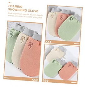 BAFAFA Lot de 6 Gants de Bain Double Face for Adultes, Gants de Bain exfoliants for Homme